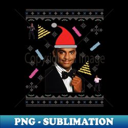 Fresh Prince Of Bel Air Carlton Dance Christmas Knit Pattern - Modern Sublimation PNG File - Boost Your Success with this Inspirational PNG Download
