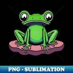 Frog Pose - High-Resolution PNG Sublimation File - Perfect for Creative Projects