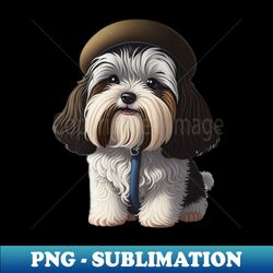 cute Havanese doggy white - Decorative Sublimation PNG File - Add a Festive Touch to Every Day