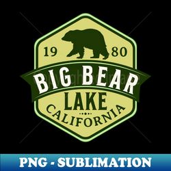 big bear california - artistic sublimation digital file - transform your sublimation creations