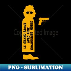 Pierre Richard Illustration- Typo  Gun - Modern Sublimation PNG File - Perfect for Creative Projects