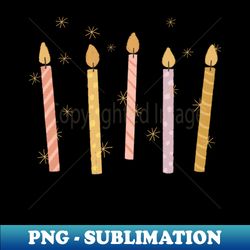 birthday candles - creative sublimation png download - defying the norms