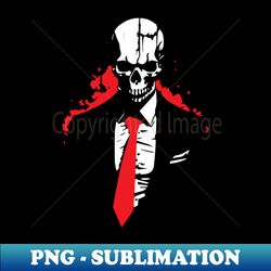 Businessman Skeleton in Suit - High-Quality PNG Sublimation Download - Instantly Transform Your Sublimation Projects