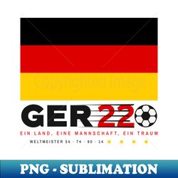 German flag and world cup qatar 2022 - Trendy Sublimation Digital Download - Enhance Your Apparel with Stunning Detail