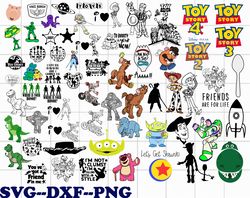 Toy Story SVG, Bundle Toy Story SVG, PNG, DXF, PDF, JPG- INSTANT DOWNLOAD