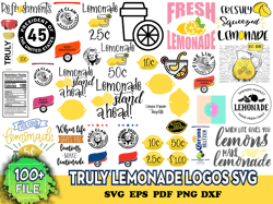 100 Truly Lemonade Logos Svg, Trending Svg- INSTANT DOWNLOAD