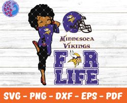 Minnesota Vikings Svg , Betty Boop  NfL Svg, Team Nfl Svg 21