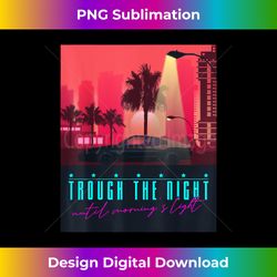 Synthwave Retro Car 80s Deco Palms Outrun Aesthetic Clo - Vibrant Sublimation Digital Download - Infuse Everyday with a Celebratory Spirit
