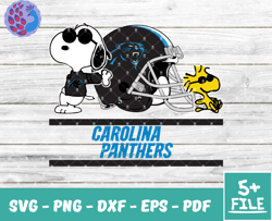 Carolina Panthers Snoopy Nfl Svg , Snoopy  NfL Svg, Team Nfl Svg 05