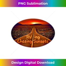 RVing Chasing Sunset - Chic Sublimation Digital Download - Immerse in Creativity with Every Design