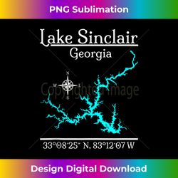 Lake Sinclair - Georgia Tank T - Sleek Sublimation PNG Download - Rapidly Innovate Your Artistic Vision