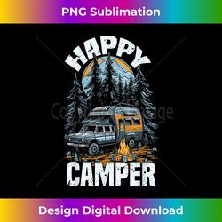happy camper tee funny camping graphic tees for men w - bohemian sublimation digital download - tailor-made for sublimation craftsmanship