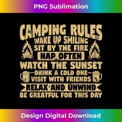 Camping Trailer Funny Camper Camping Rul - Sophisticated PNG Sublimation File - Spark Your Artistic Genius