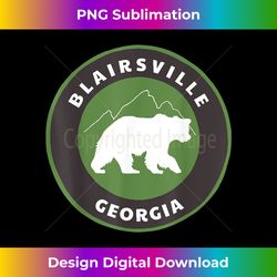 Blairsville Georgia Outdoors GA Bear Mountains Bad - Contemporary PNG Sublimation Design - Enhance Your Art with a Dash of Spice