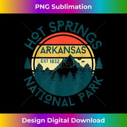 Hot Springs National Park Arkansas Nature Hiki - Artisanal Sublimation PNG File - Channel Your Creative Rebel