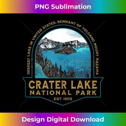 Crater Lake National Park Oregon Mount Mazama Hiking Camping Tank - Bespoke Sublimation Digital File - Rapidly Innovate Your Artistic Vision