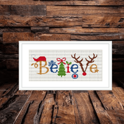 Believe new year christmas holiday gift