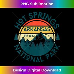 Womens Hot Springs National Park Arkansas Nature Hiking V-Ne - Bespoke Sublimation Digital File - Striking & Memorable Impressions