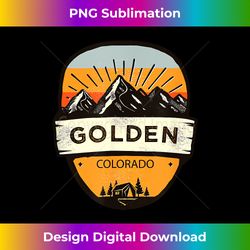 Retro Vintage Golden, Colorado Souv - Timeless PNG Sublimation Download - Chic, Bold, and Uncompromising