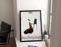 SZA Poster, Sza SOS Poster, SZA Track List Art Print, Sza Vintage Poster, Sza Fan Gift, Music Poster, Sza sos album art