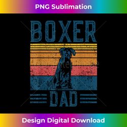 dog boxer dad - vintage boxer - futuristic png sublimation file - customize with flair
