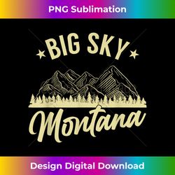 Big Sky Monta - Chic Sublimation Digital Download - Pioneer New Aesthetic Frontiers