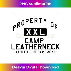 Property of Camp Leatherneck Athletic Depart - Minimalist Sublimation Digital File - Pioneer New Aesthetic Frontiers
