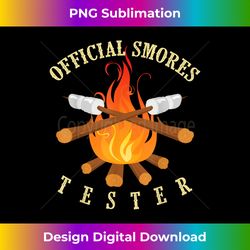 Official Smores Tester Shirt  Cute Legit S'more Taster Gi - Bespoke Sublimation Digital File - Crafted for Sublimation Excellence