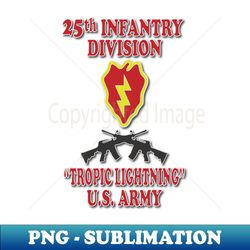 25th Infantry Division - Vintage Sublimation PNG Download - Bold & Eye-catching