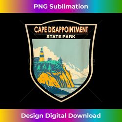 Cape Disappointment State Park Washington Badge Vinta - Innovative PNG Sublimation Design - Access the Spectrum of Sublimation Artistry