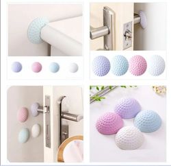 pack of 5 badgeEasy Kitchen Wall Thickening Mute Door Stick Golf Styling Rubber Fender Handle Door Lock Protective Pad
