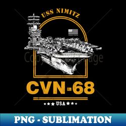 nimitz aircraft carrier - professional sublimation digital download - bold & eye-catching