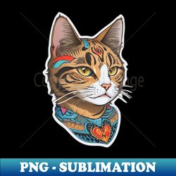 cute cat - PNG Transparent Sublimation File - Perfect for Personalization