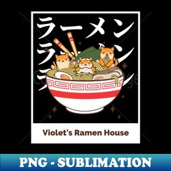 Violets Ramen Shop - Digital Sublimation Download File - Perfect for Creative Projects