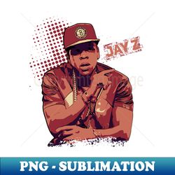 Jay Z  Rapper  Old School - Modern Sublimation PNG File - Boost Your Success with this Inspirational PNG Download