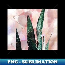 Plant circles  triangles - PNG Transparent Sublimation File - Capture Imagination with Every Detail