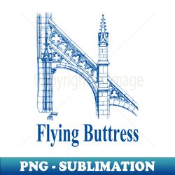 Gothic Architecture Flying Buttress - Elegant Sublimation PNG Download - Instantly Transform Your Sublimation Projects