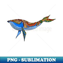 Multicultural whale - Special Edition Sublimation PNG File - Perfect for Sublimation Mastery