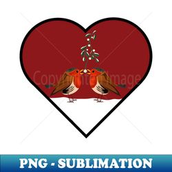Winter Love Birds - Premium Sublimation Digital Download - Bold & Eye-catching