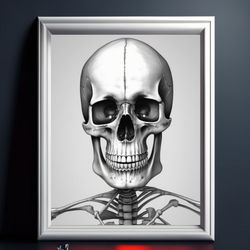 Printable Skeleton Wall Art / Gallery Wall Decor