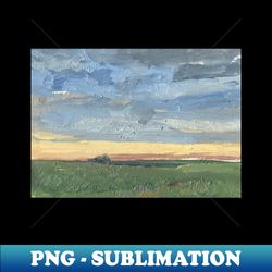 simple impressionism oil on canvas - png transparent sublimation design - perfect for creative projects