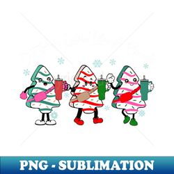 Out Here Looking Like A Snack Cute Boo Jee Xmas Trees Cakes - Elegant Sublimation PNG Download - Create with Confidence