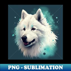 Samoyed - Signature Sublimation Png File - Perfect For Personalization