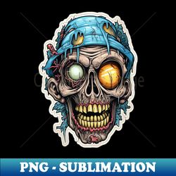 Zombie Halloween - Premium PNG Sublimation File - Create with Confidence