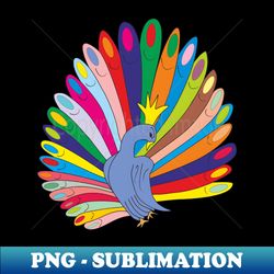 peacock art - Instant Sublimation Digital Download - Transform Your Sublimation Creations