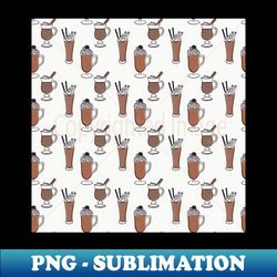 coffee pattern 7 - special edition sublimation png file - spice up your sublimation projects