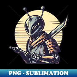 Alien Samurai Warrior Japanese Art Style - PNG Sublimation Digital Download - Defying the Norms