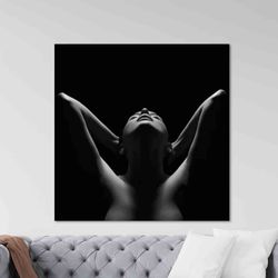 Wall art  Sensual Naked Woman, Nude Poster, Sexy Canvas Art, Naked Woman Poster, Sexy Woman Canvas Art, Sensual Art, Con