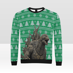 Godzilla Ugly Christmas Sweater