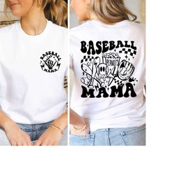 Baseball Mama Shirt, Retro Baseball Vibes Game Day Baseball Shirt, Aesthetic Baseball Life Shirt, Baseball Mom Shirt,Spo